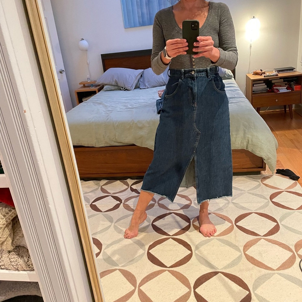 Denim skirt